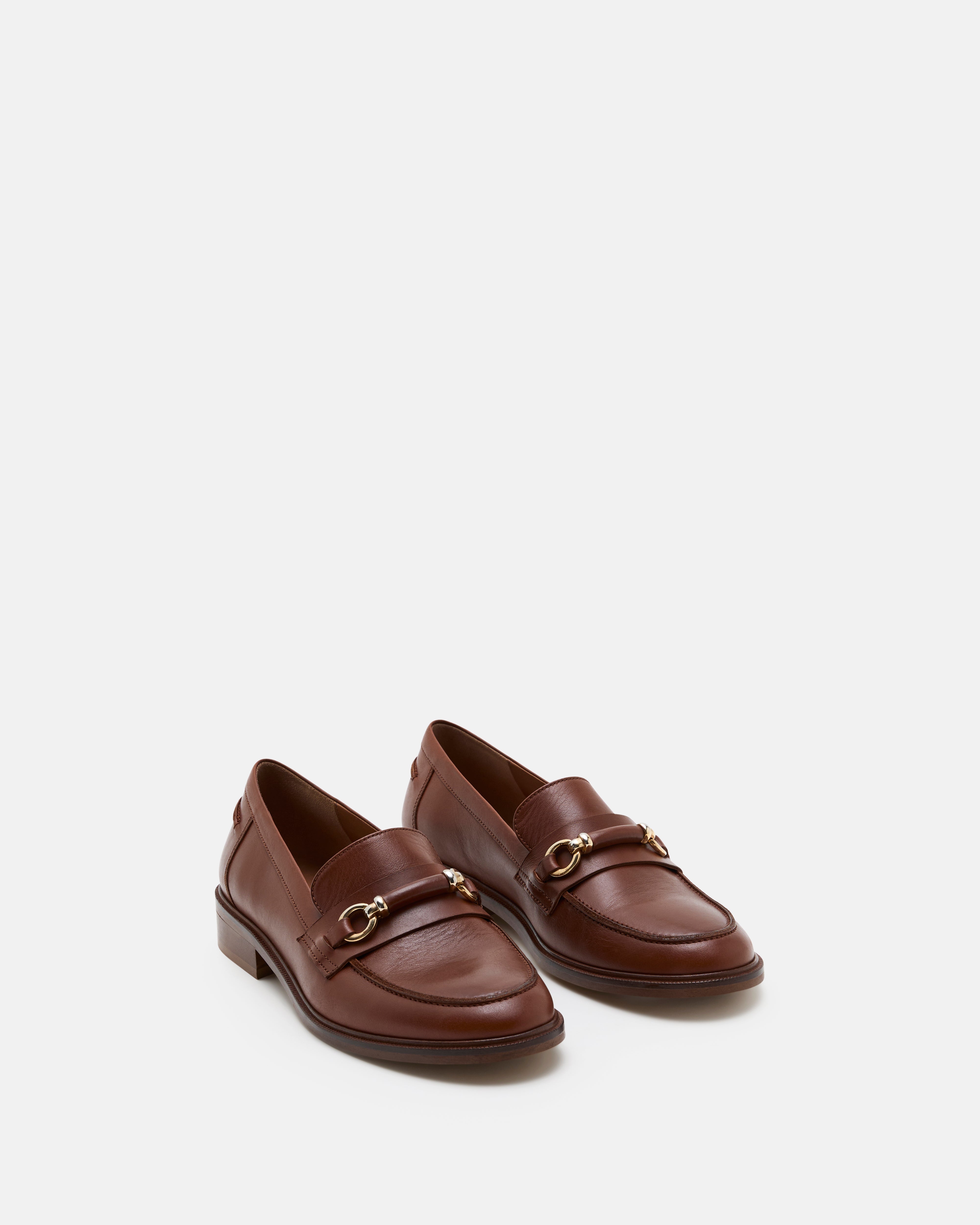 MOCASSINS EUGENIE COGNAC