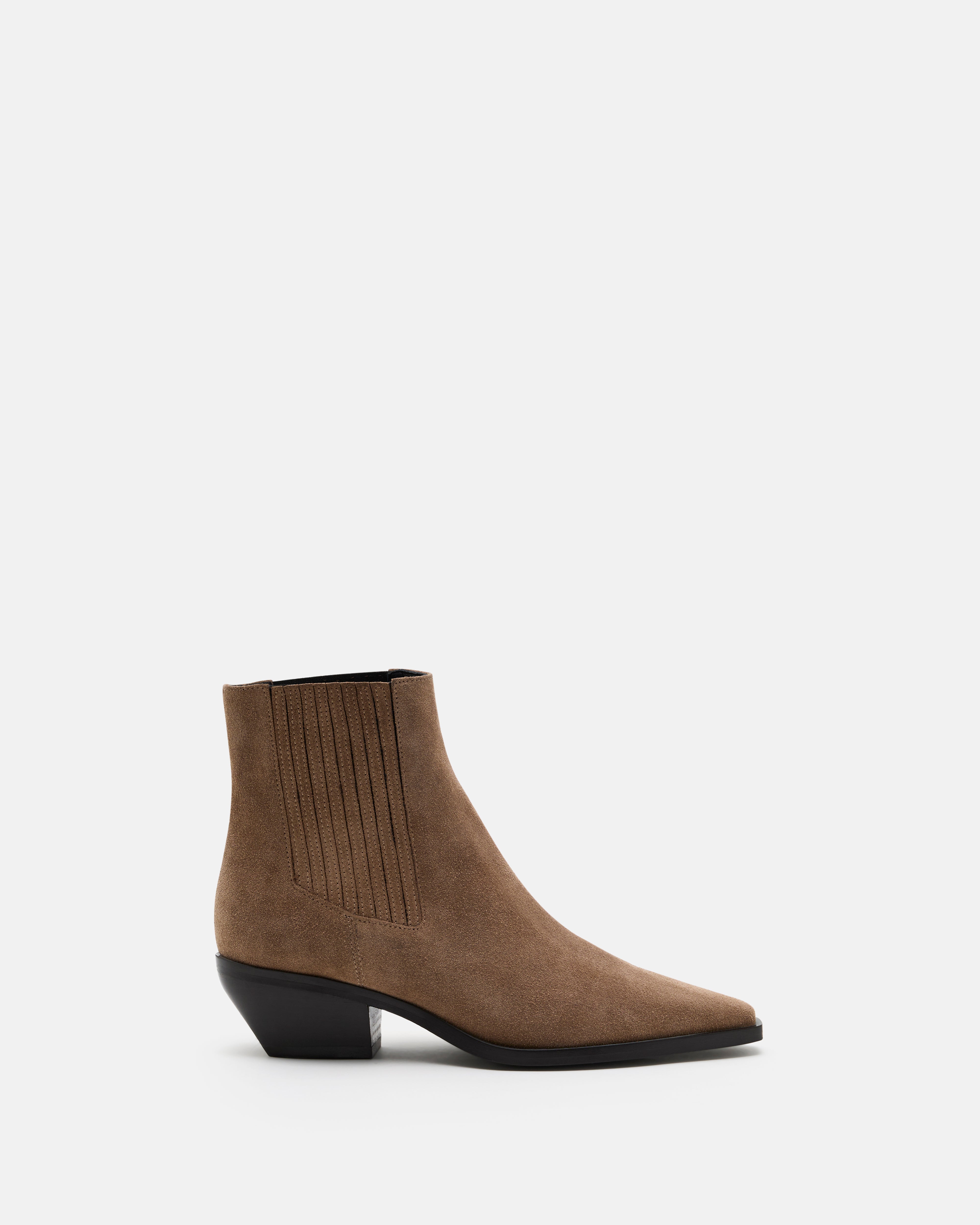 BOTTINES FRESNO/VEL TAUPE