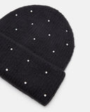 BONNET DOU/STUD NOIR