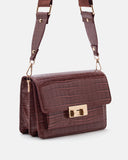 SAC MOYEN VOLUME JODY/CROC COGNAC