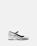 BALLERINES CELSA/MET ARGENT