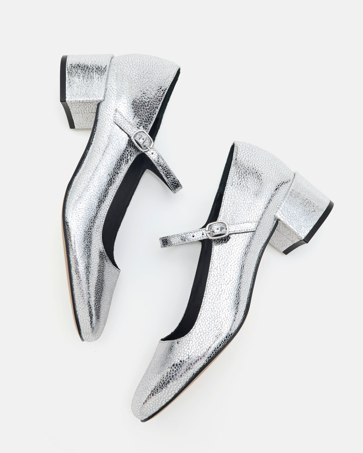 BALLERINES CELSA/MET ARGENT