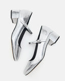 BALLERINES CELSA/MET ARGENT