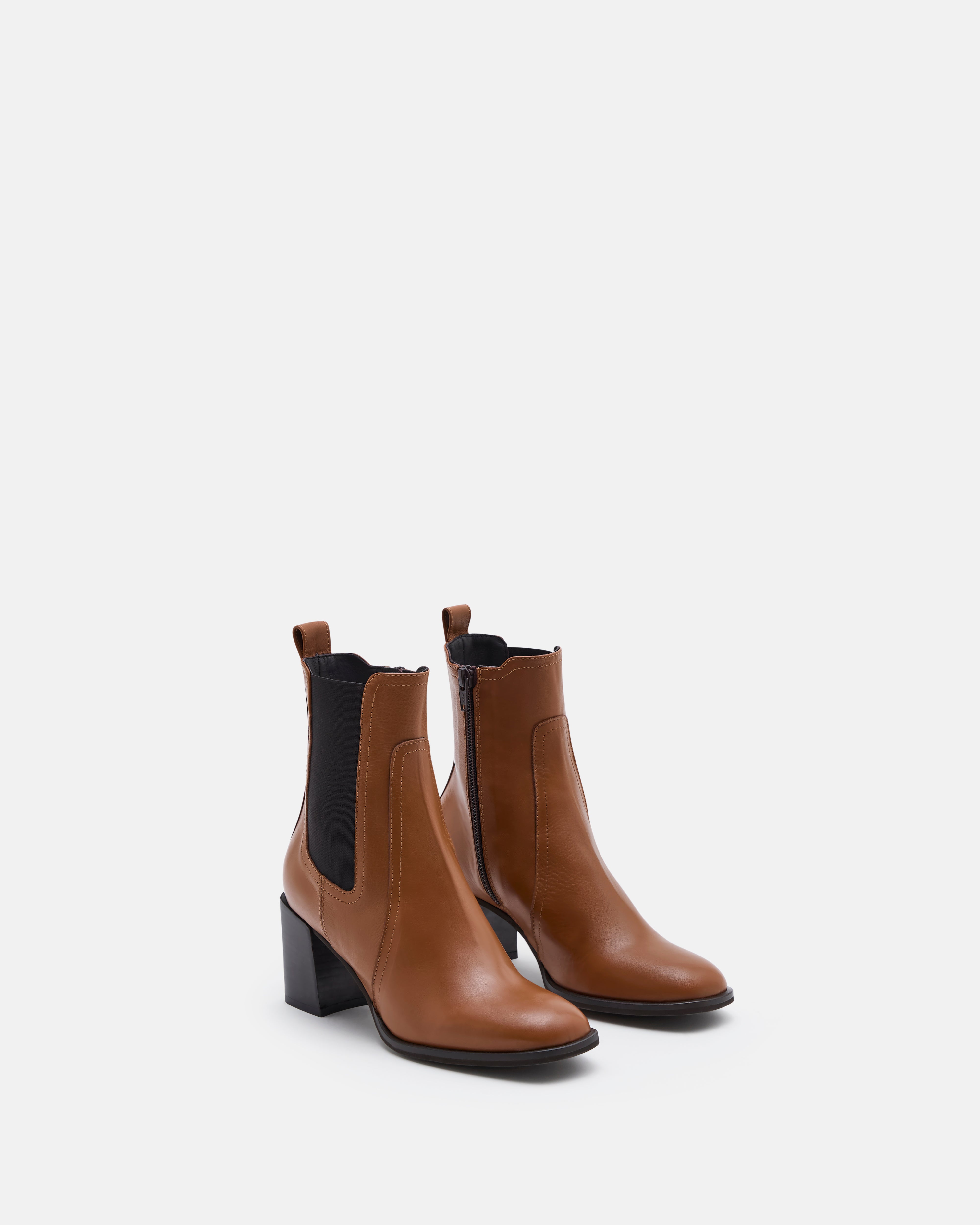 BOTTINES CLARISSE COGNAC