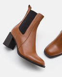 BOTTINES CLARISSE COGNAC