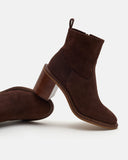 BOTTINES KAIALA/VEL CHOCOLAT