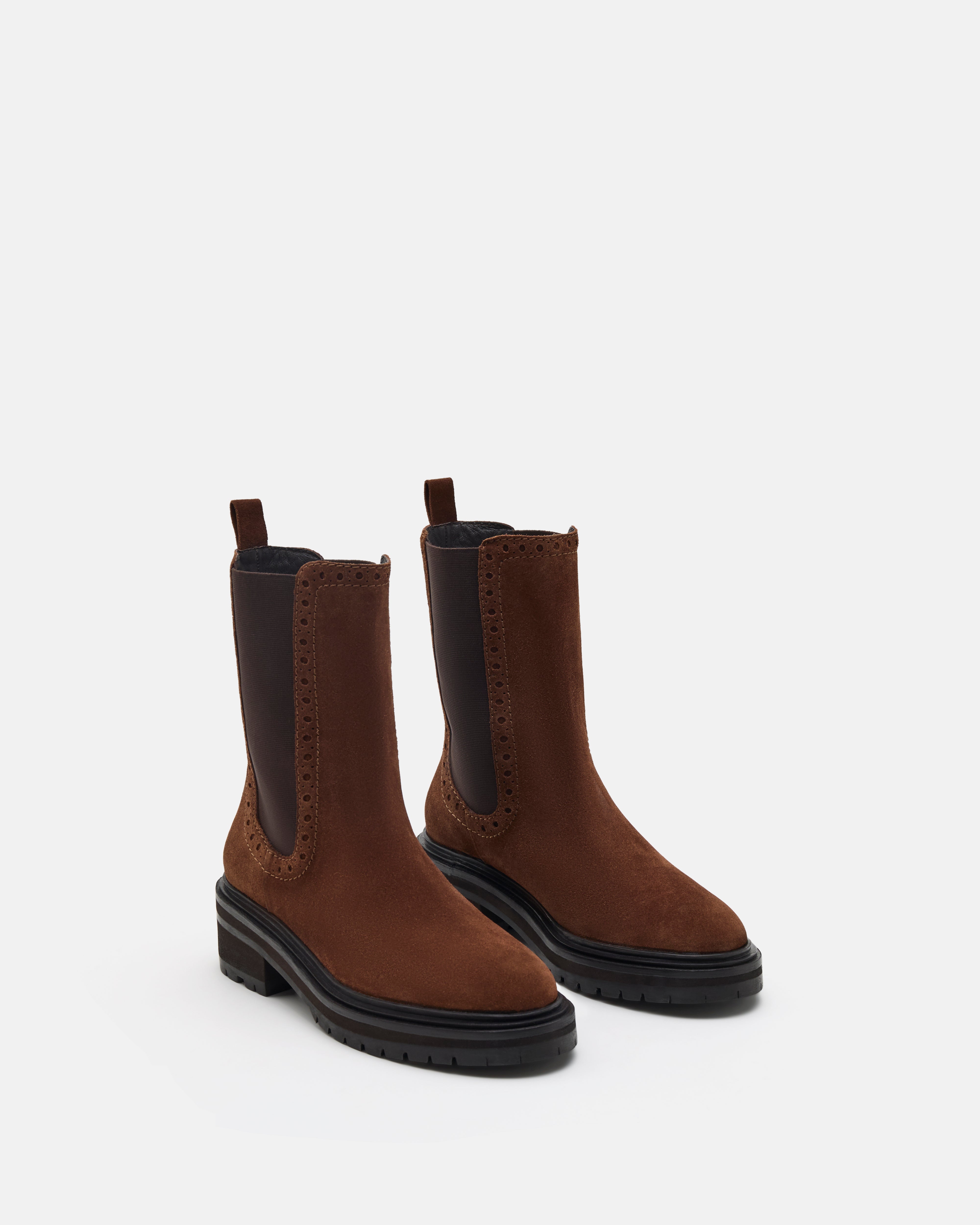 BOTTINES MAYFAIR/VEL CHOCOLAT