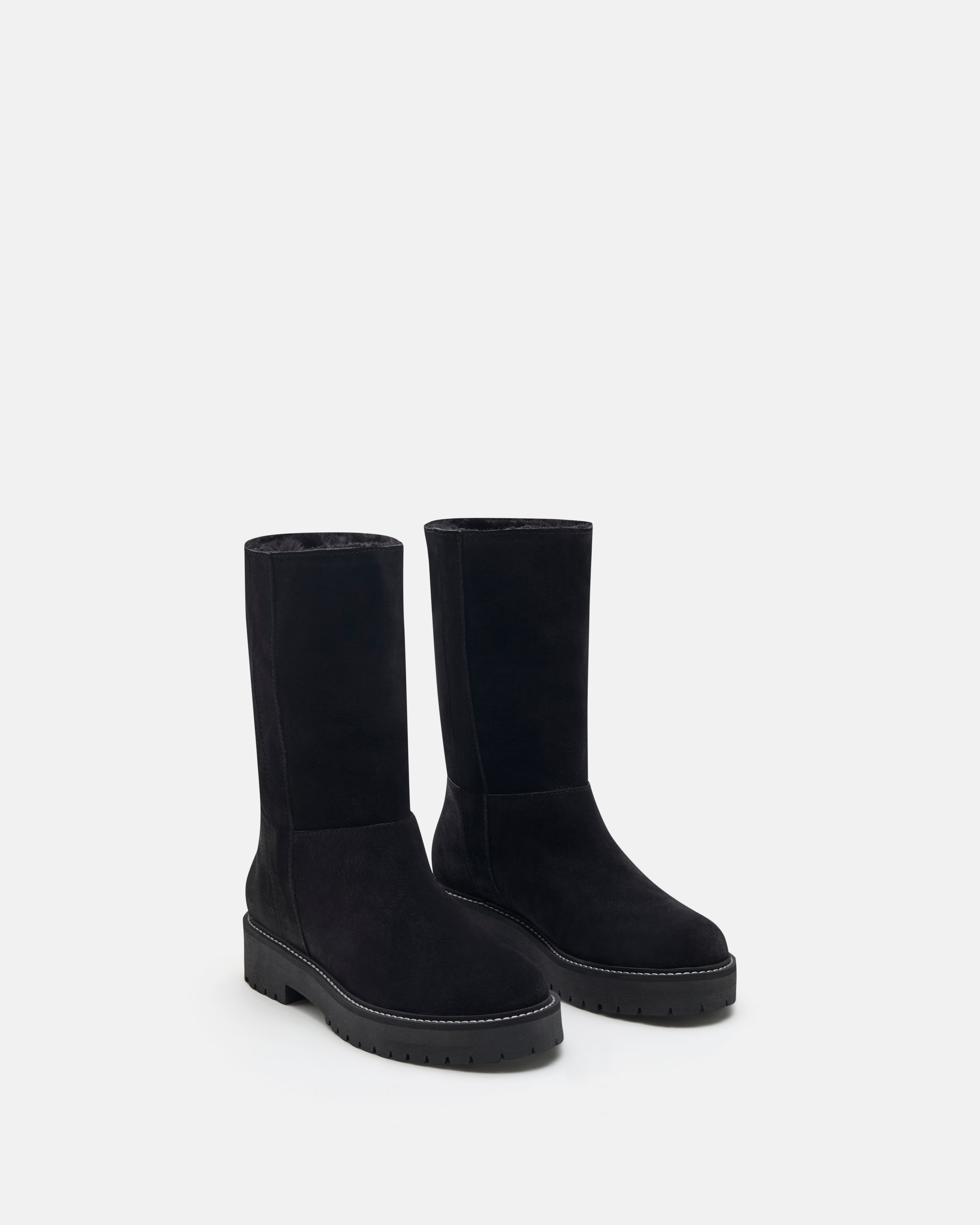 PENNY/VEL BLACK ANKLE BOOTS