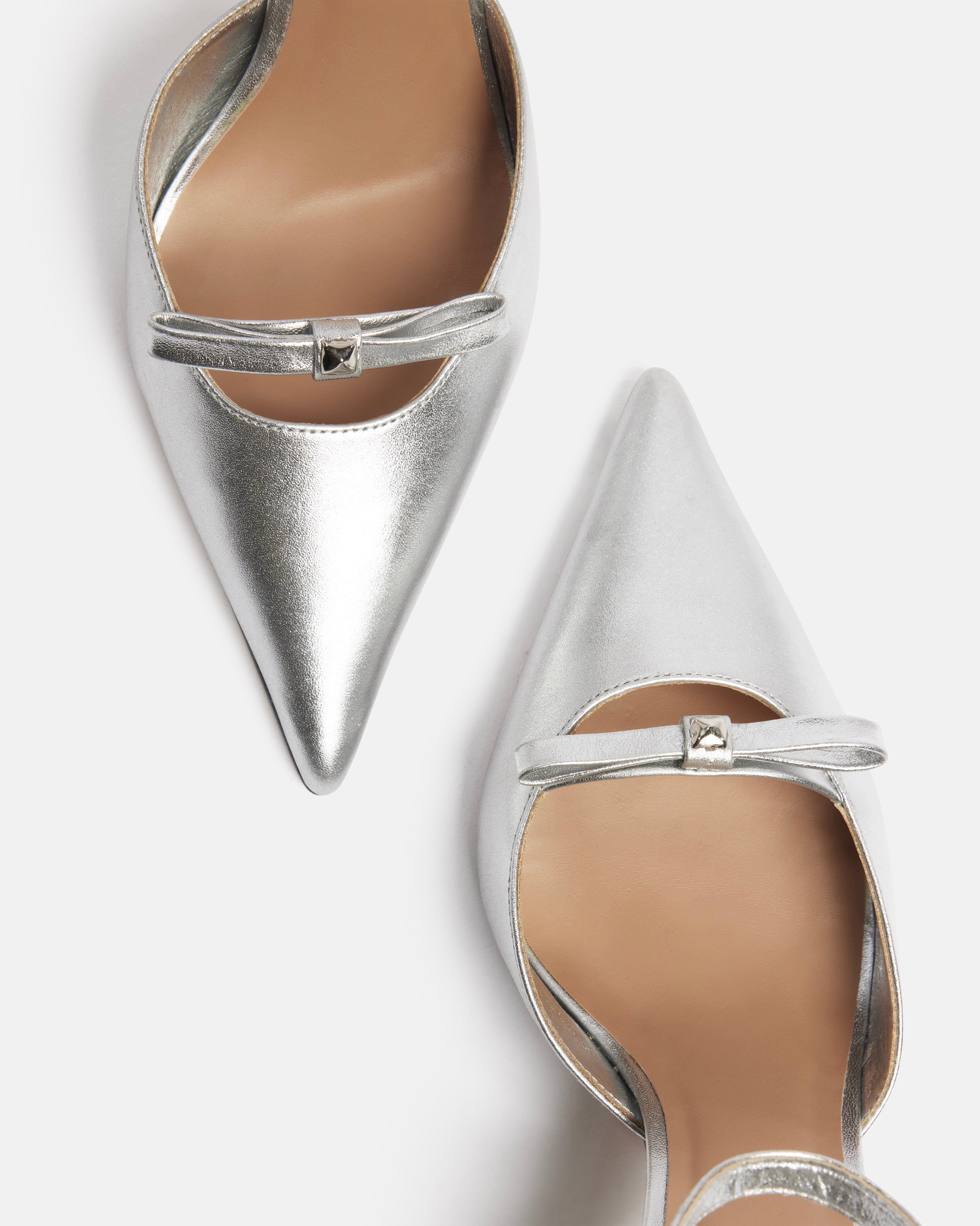 ESCARPINS KITA/MET ARGENT