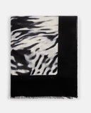 FOULARD YAKIA ECRU NOIR - minelli.fr - MINELLI