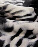 FOULARD YAKIA ECRU NOIR - minelli.fr - MINELLI