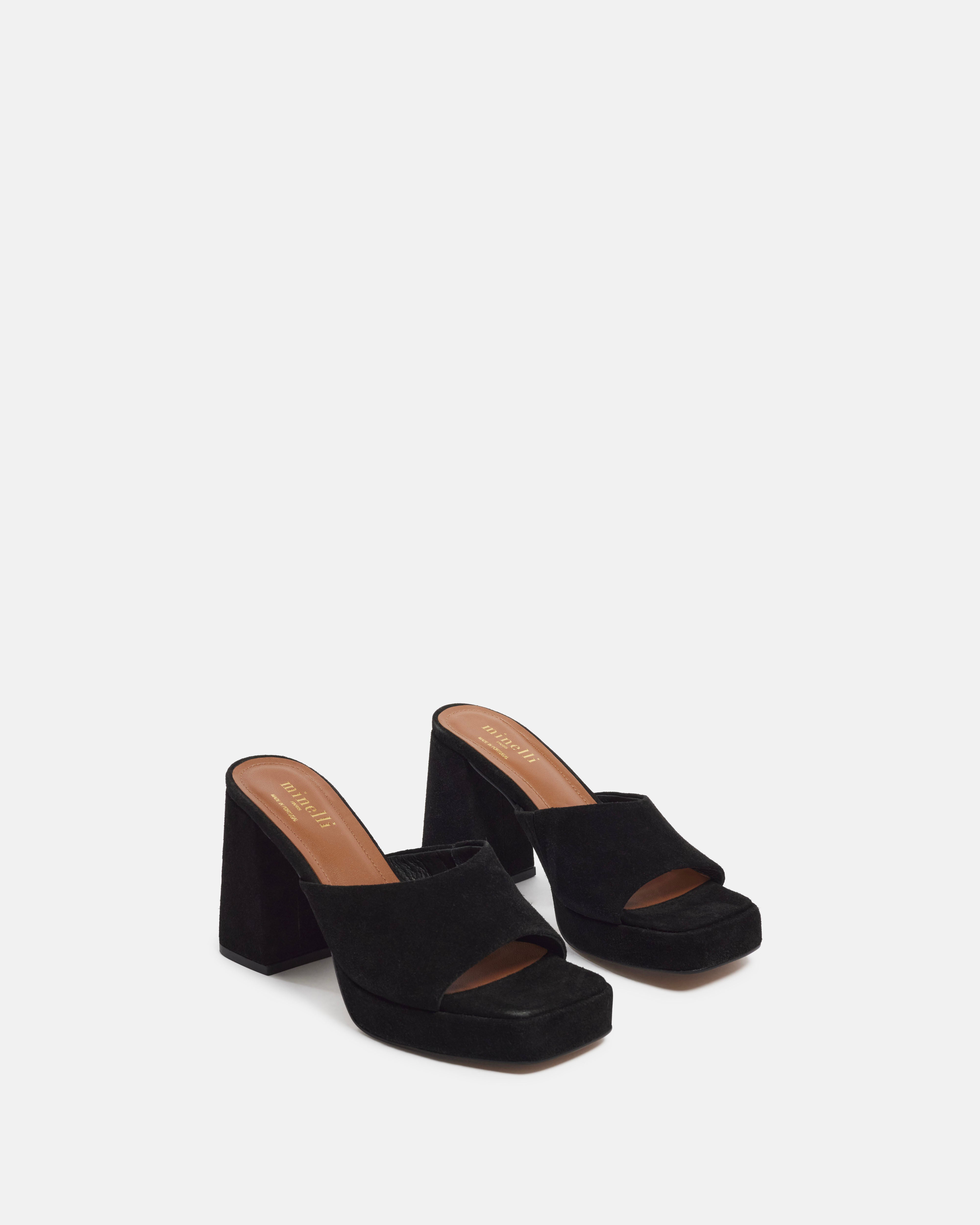 MULES JERNI/VEL NOIR - minelli.fr - MINELLI