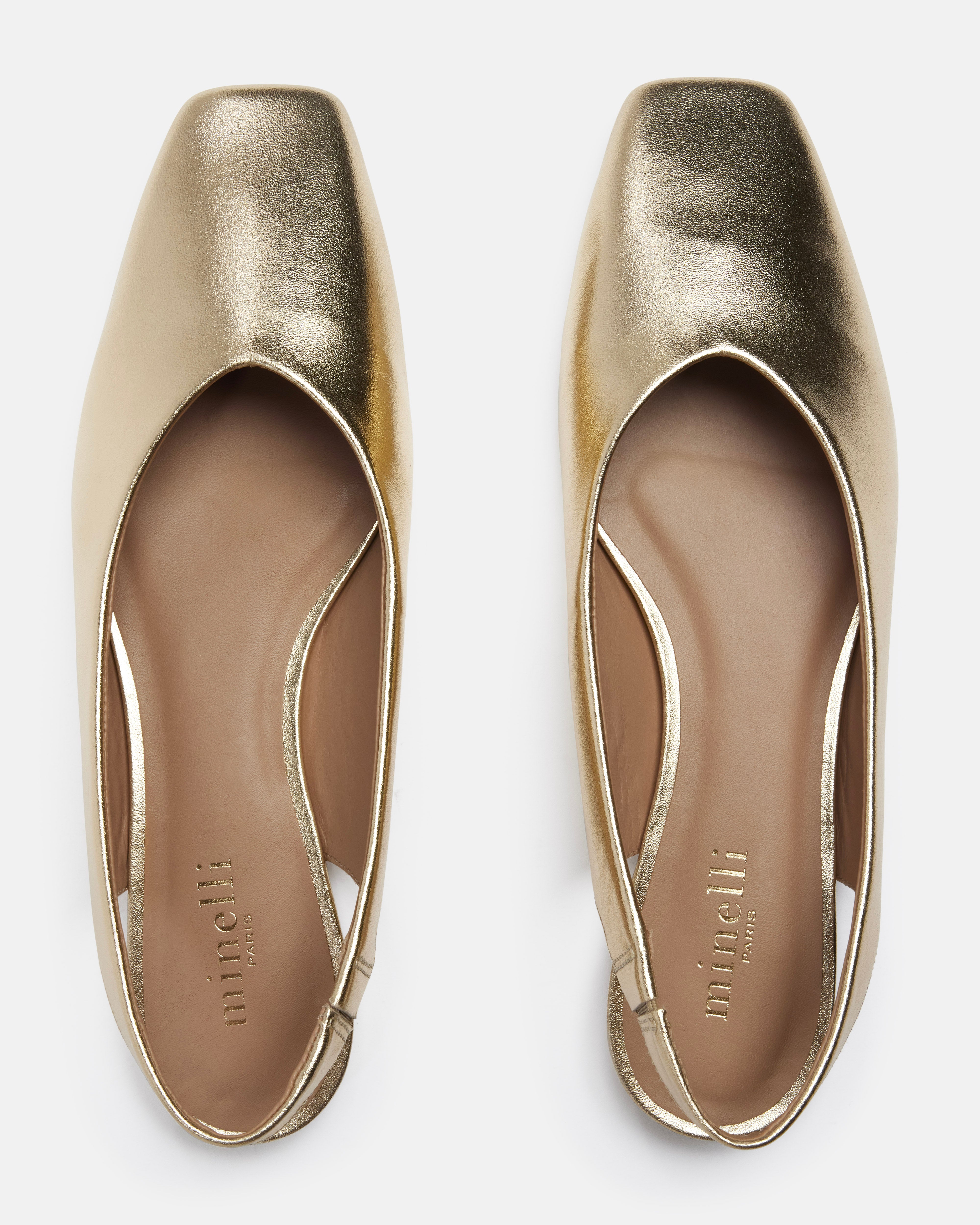 SLINGBACKS KYARA/MET PLATINE