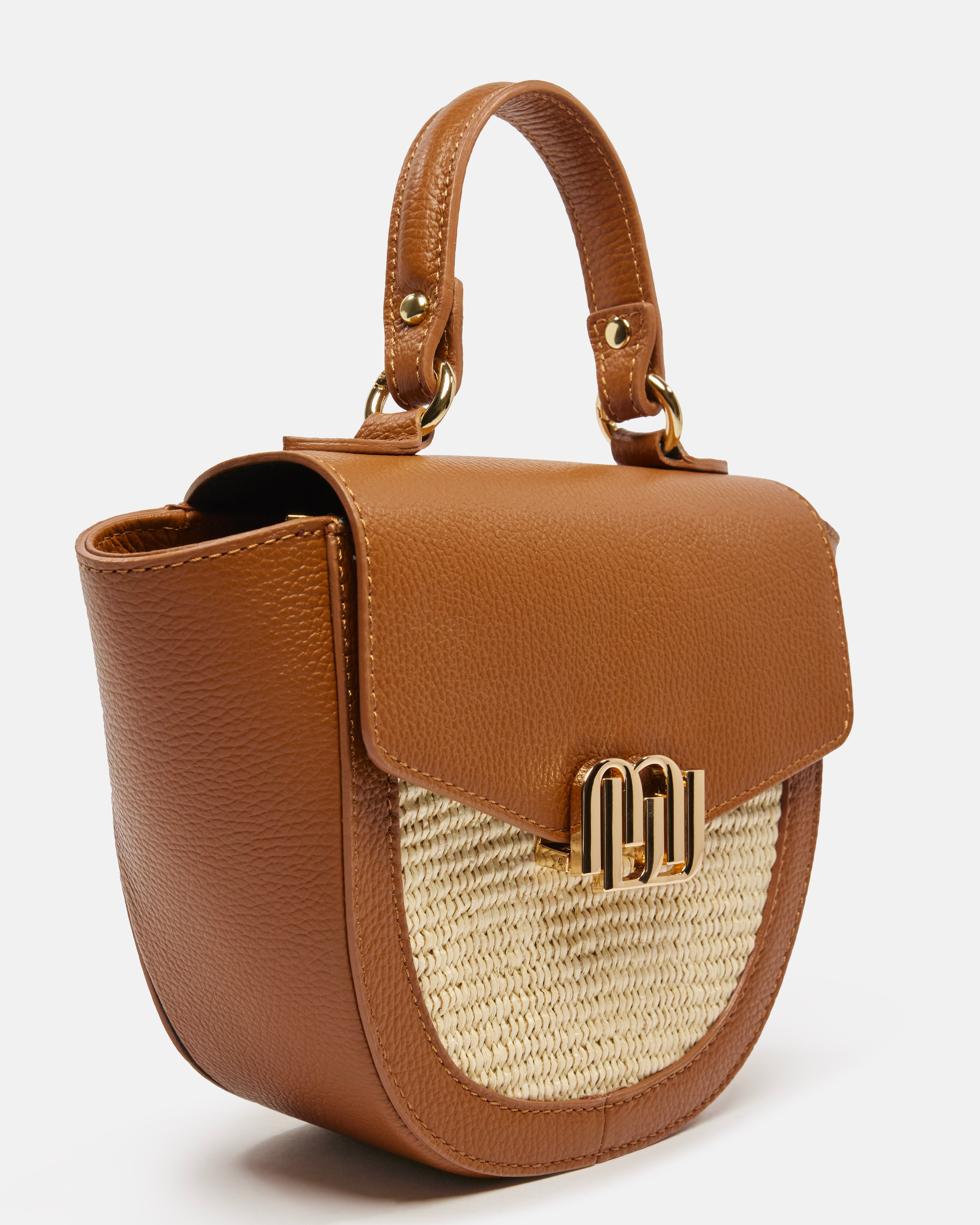 SAC MOYEN VOLUME AVOIA/BI NATUREL COGNAC