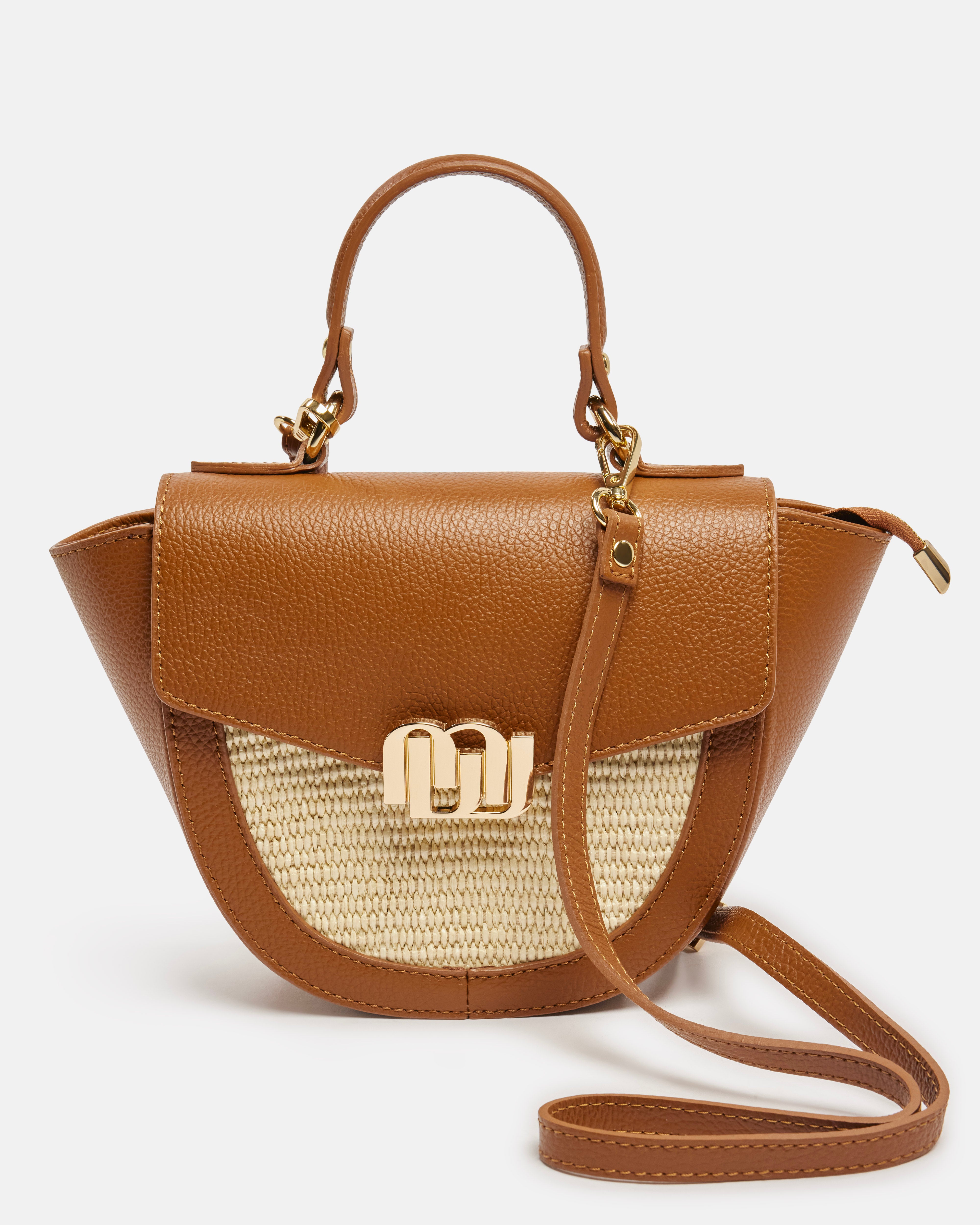 SAC MOYEN VOLUME AVOIA/BI NATUREL COGNAC