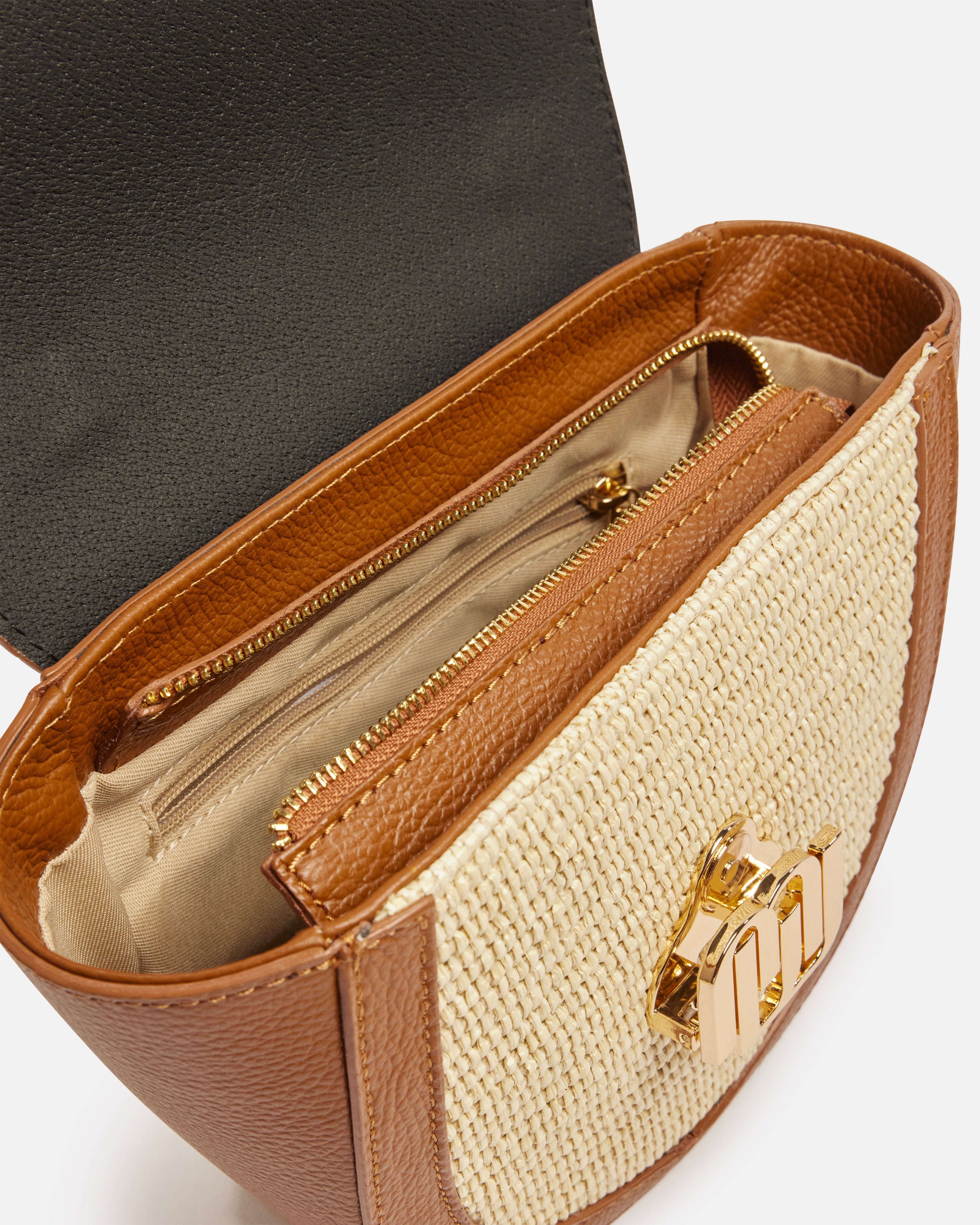 SAC MOYEN VOLUME AVOIA/BI NATUREL COGNAC