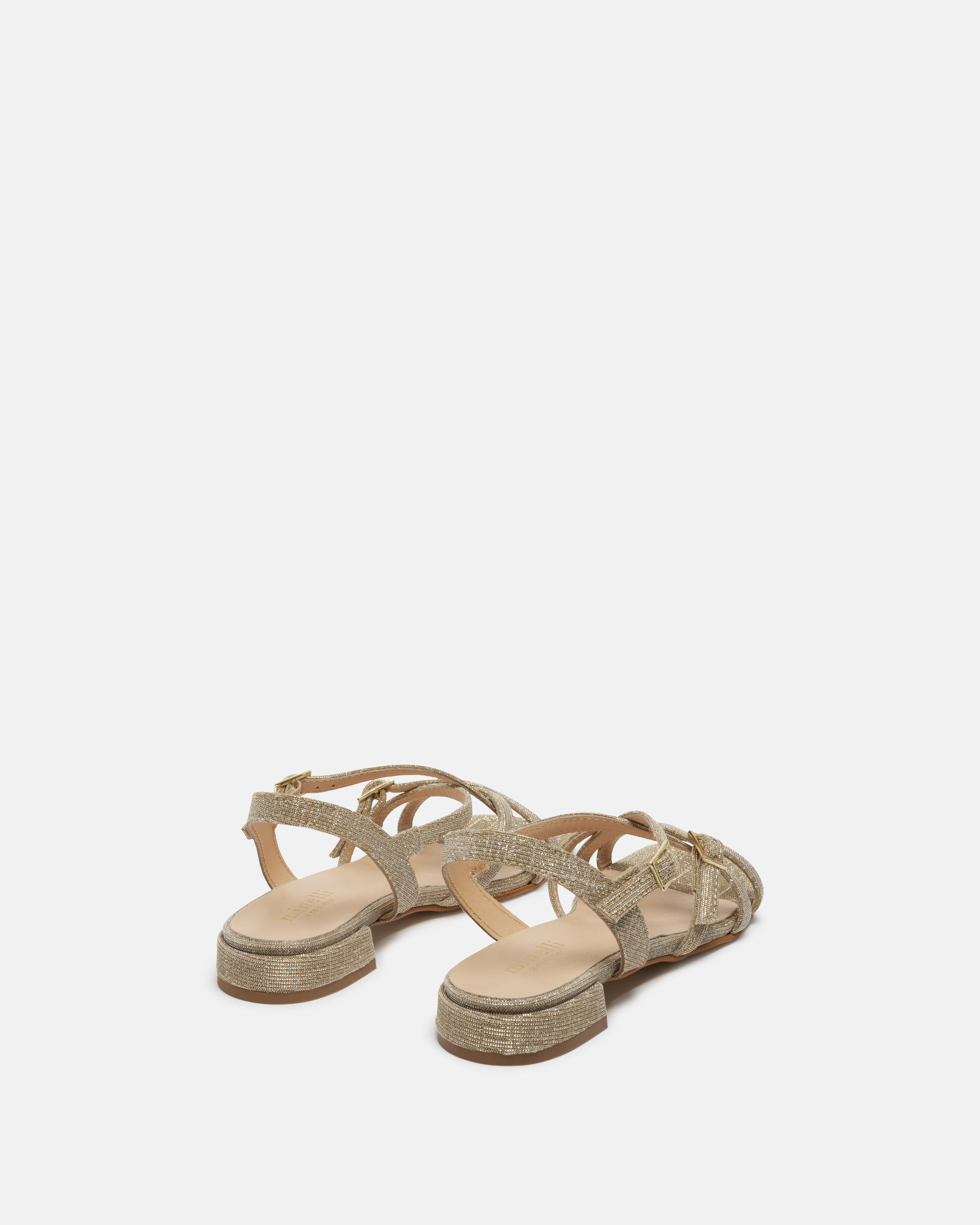 SANDALES LEVANA/GLIT PLATINE - minelli.fr - MINELLI