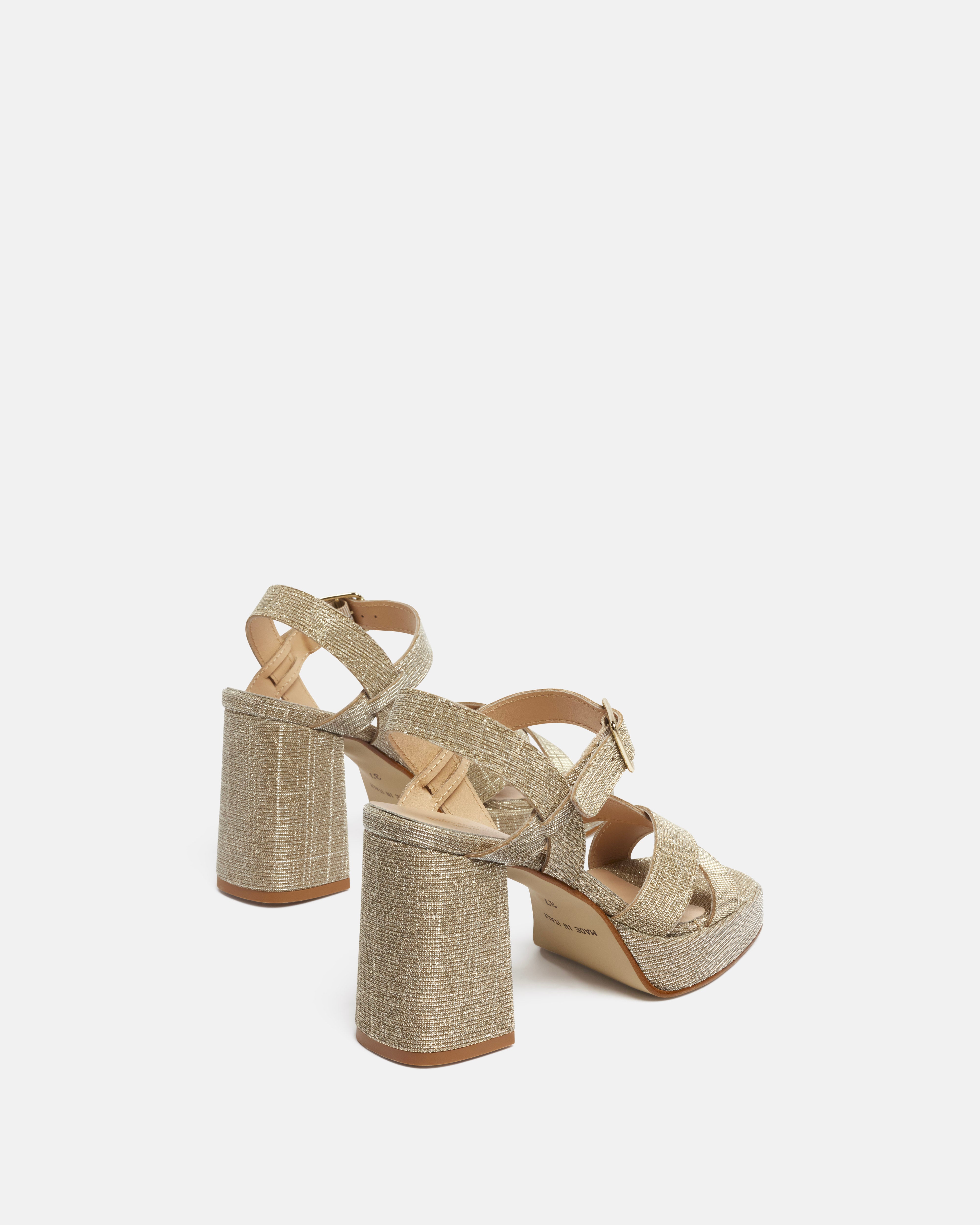 SANDALES LIBELLA/GLIT PLATINE - minelli.fr - MINELLI