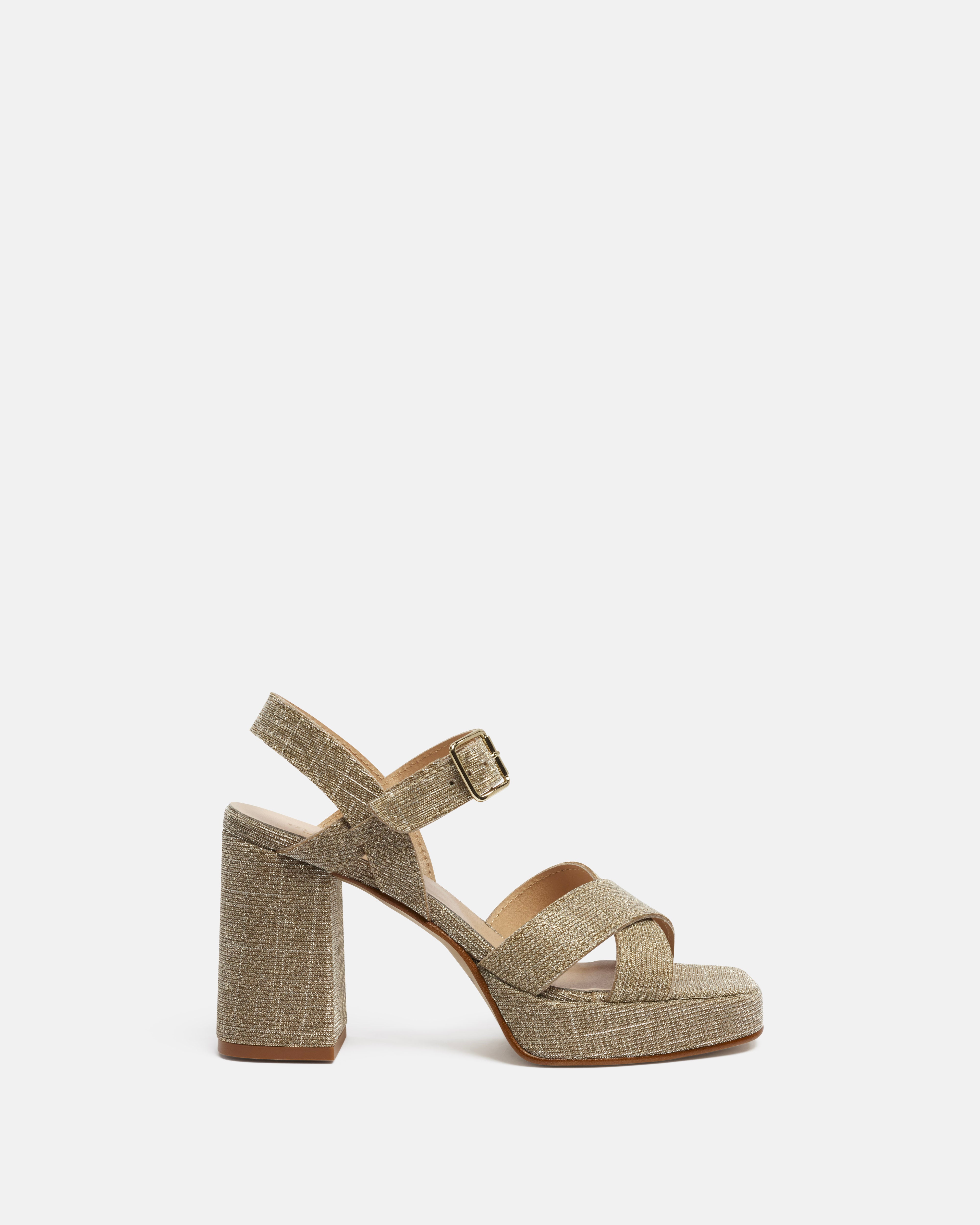 SANDALES LIBELLA/GLIT PLATINE - minelli.fr - MINELLI