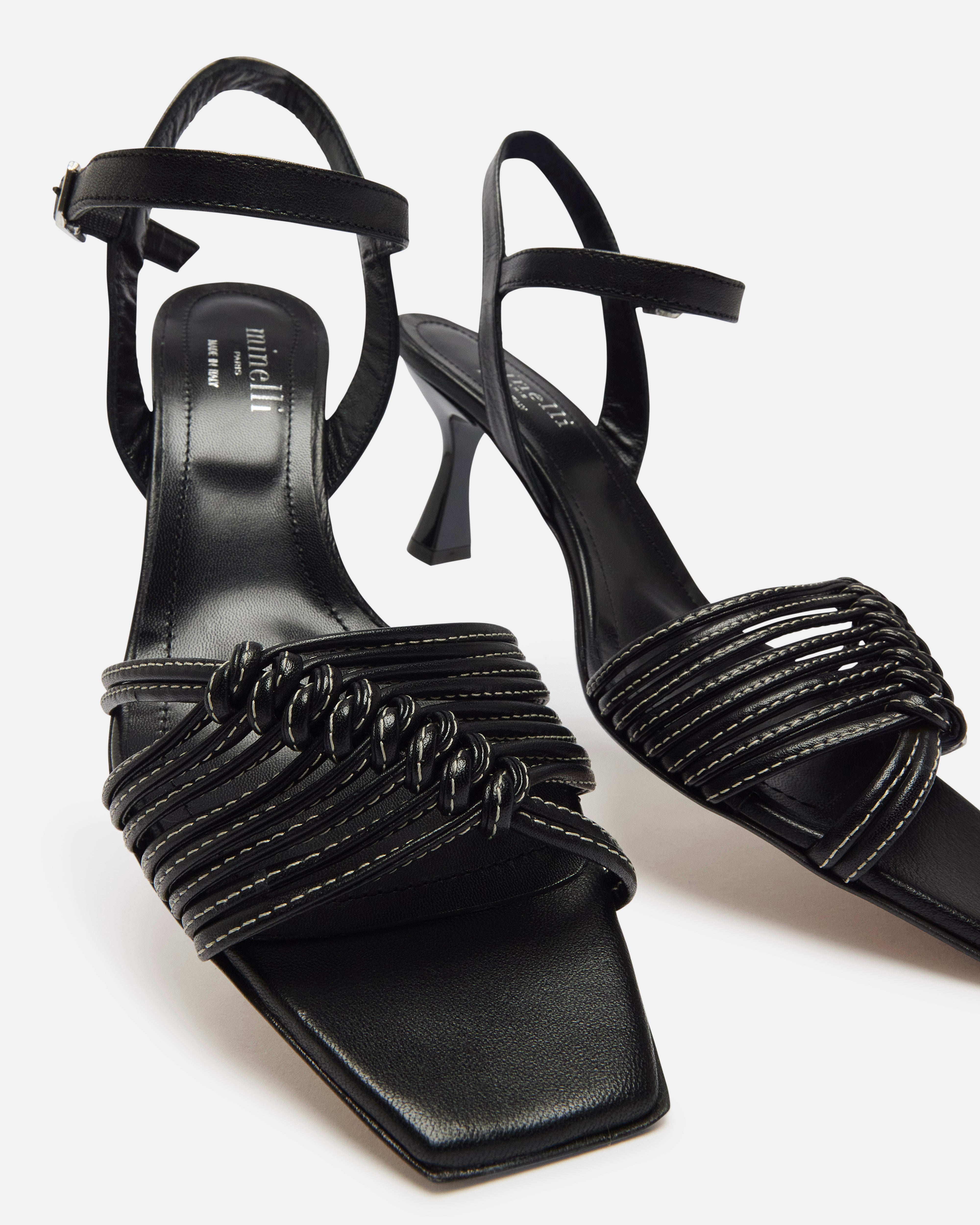SANDALES NATACHA NOIR - minelli.fr - MINELLI