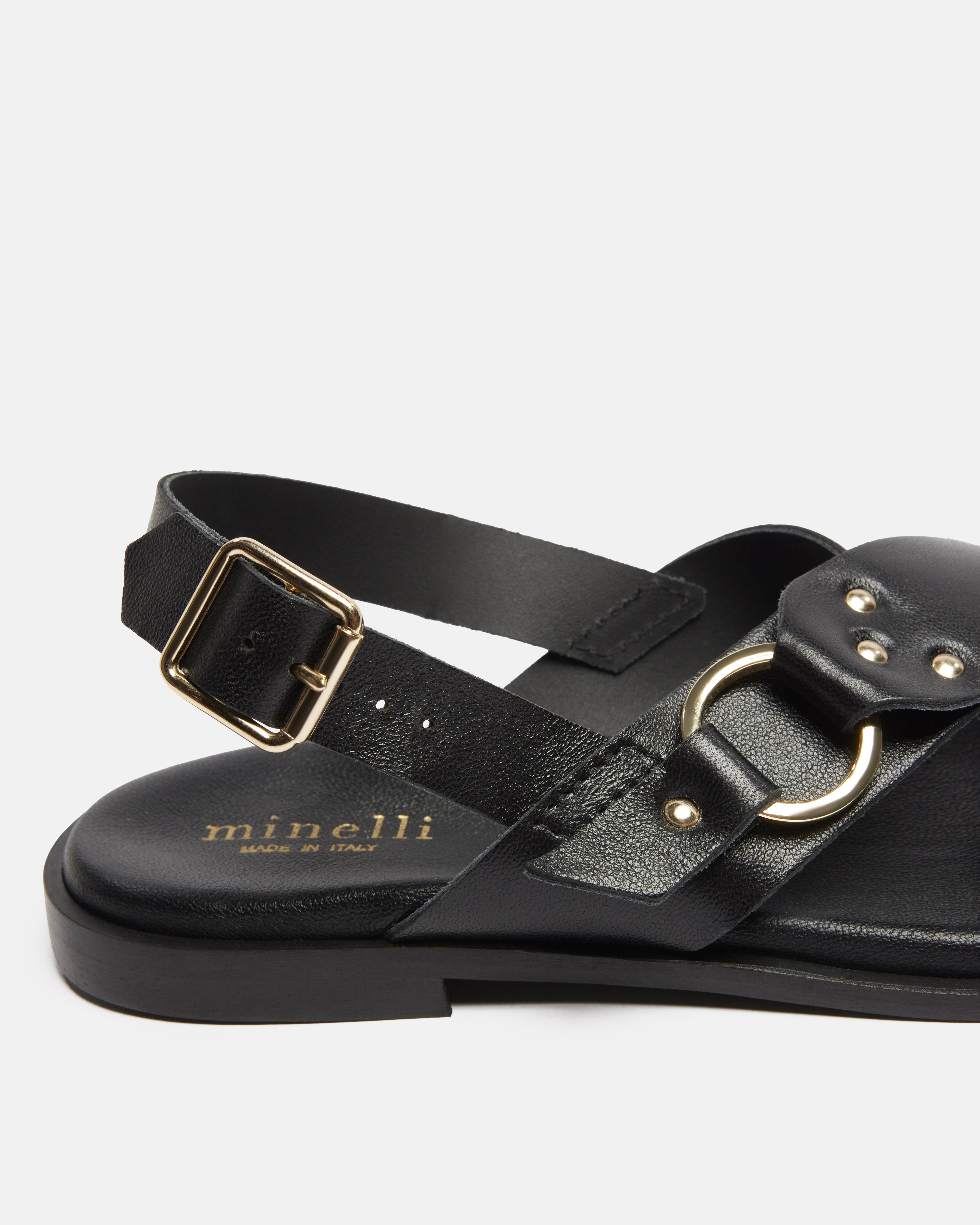 SANDALES LADDIE NOIR - minelli.fr - MINELLI