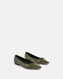 BALLERINES SOLENE/CRK KAKI - minelli.fr