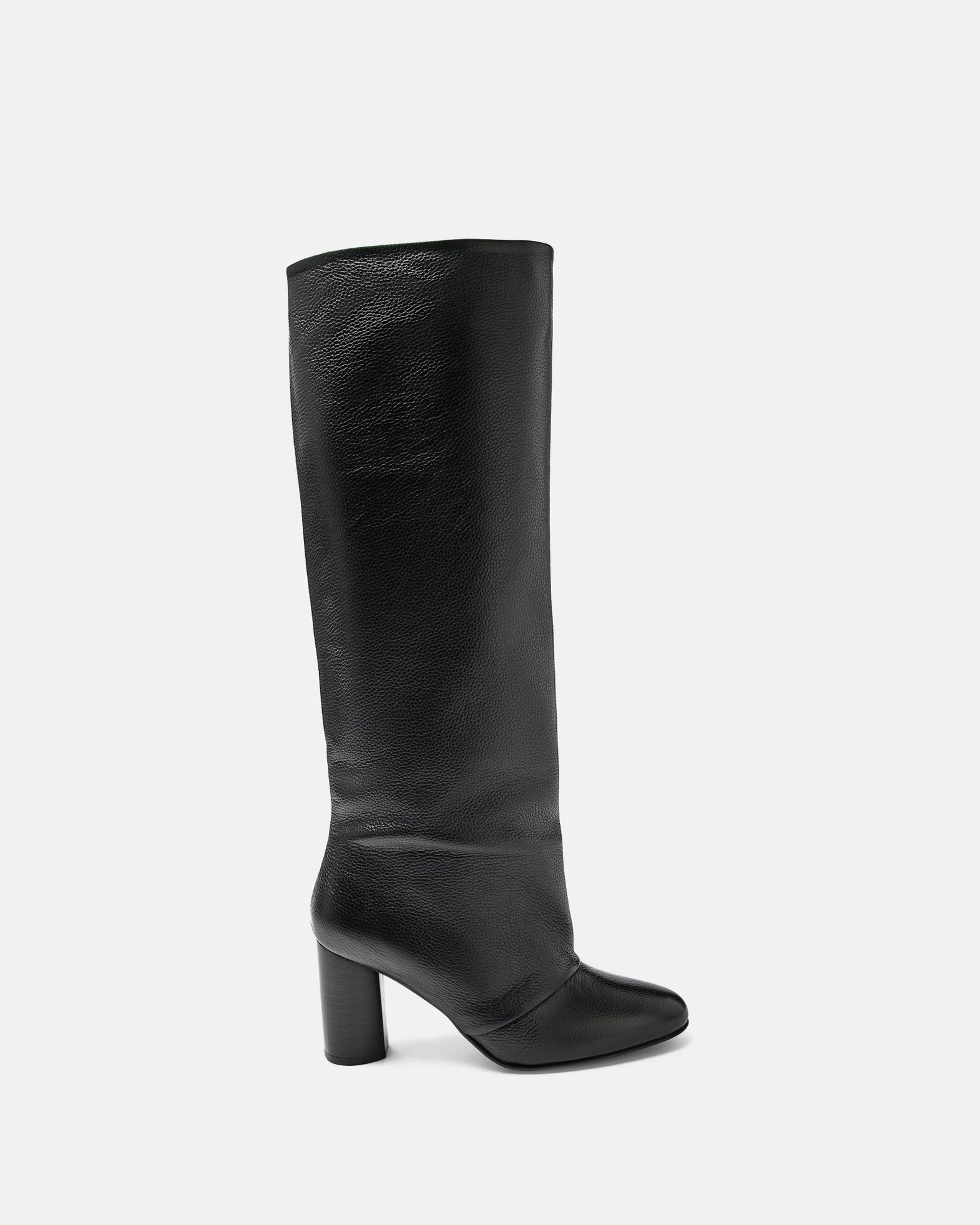 Bottes Minelli En Daim Noir - Pointure 36, Talon Moyen, Neuf Avec Emballage