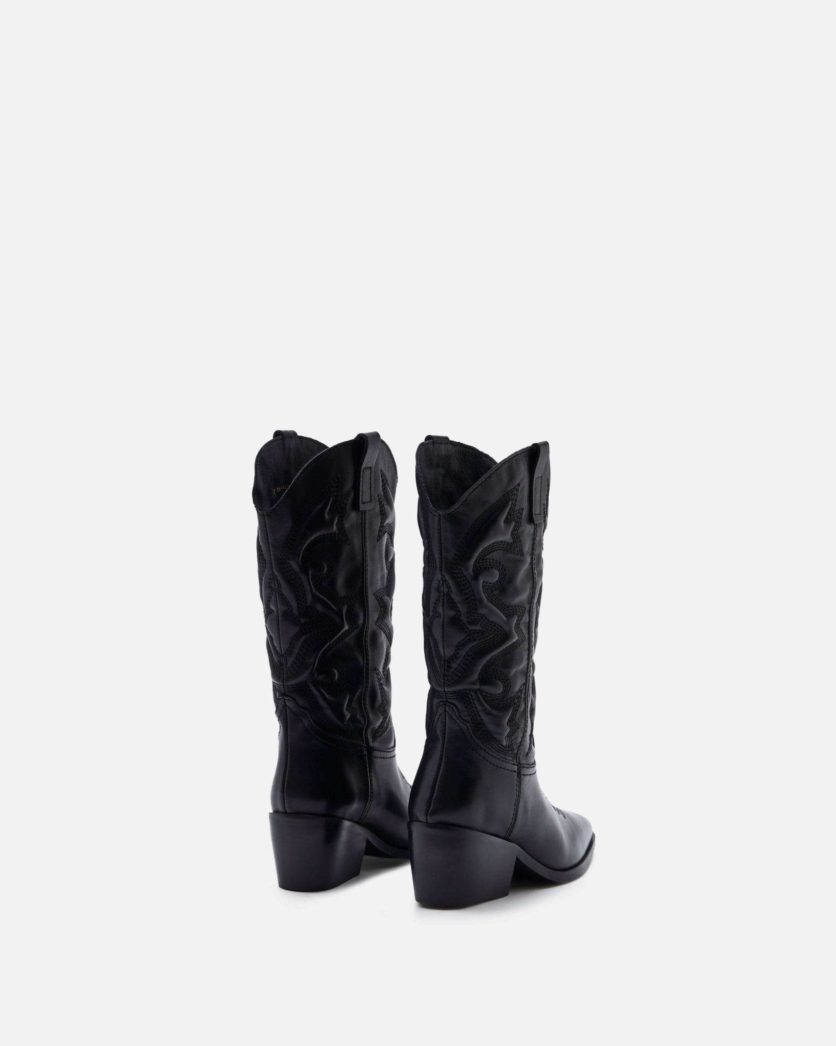 Bottes de cowboy classiques noires Alvies 'Guadalupe' neuves dans leur Bottes de cowboy classiques noires Alvies 'Guadalupe' neuves dans leur