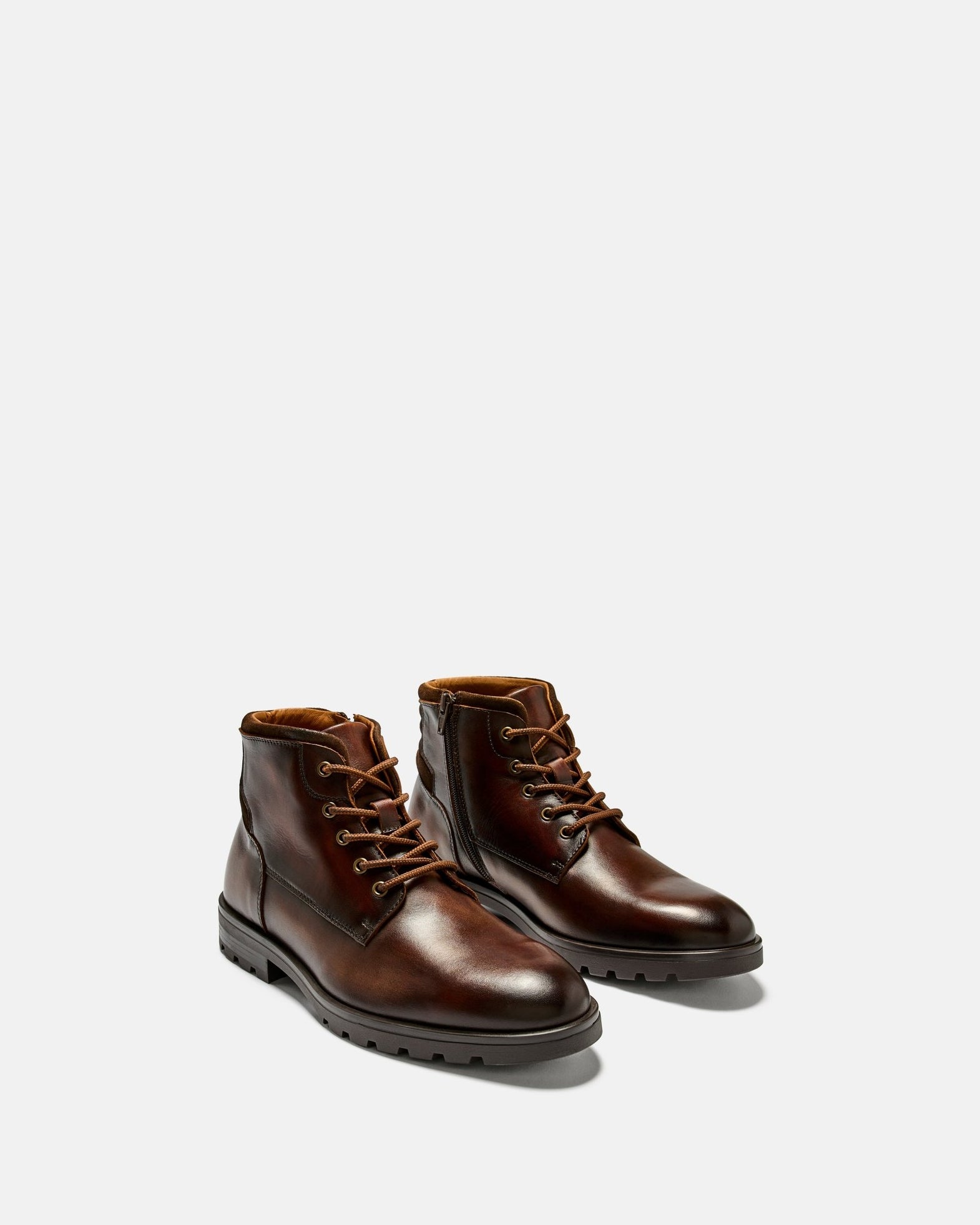 Bottines MINELI Pointues Style Santiag - Pointure 37, Couleur Bordeaux, Cuir - TBE