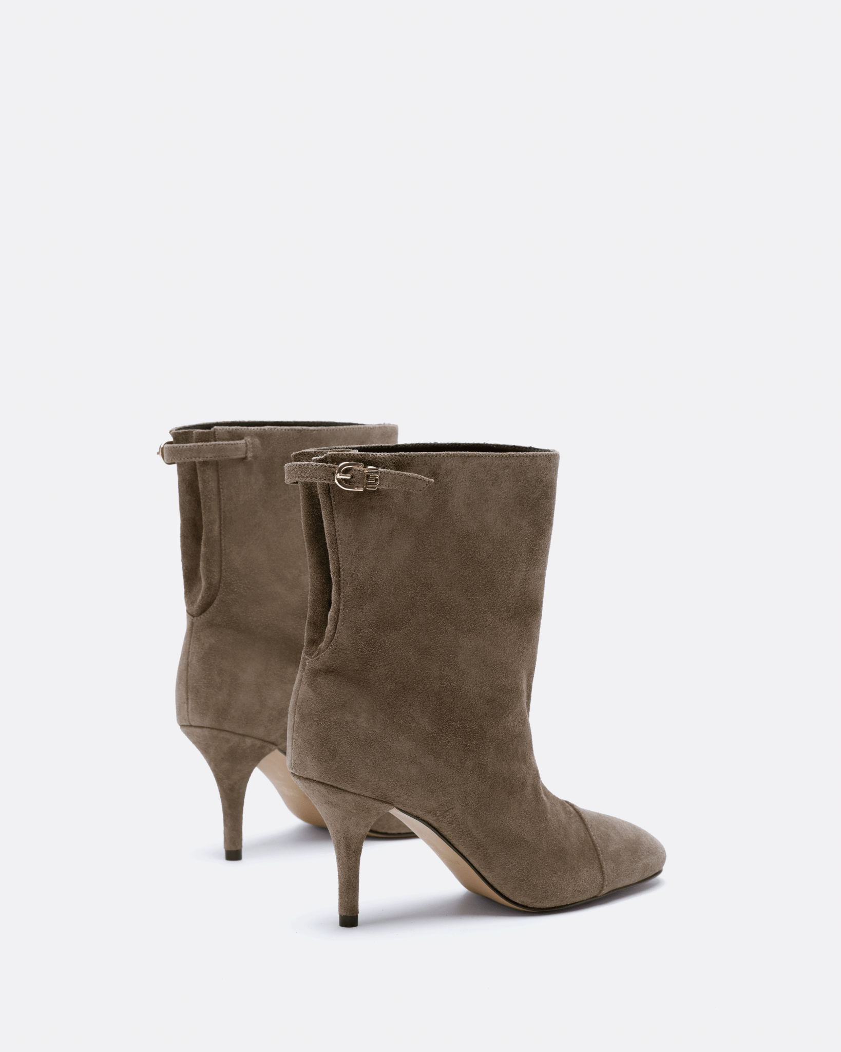 BOTTINES ANGELE/VEL TAUPE - minelli.fr