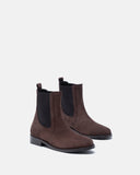 BOTTINES ANISSA/VEL CHOCOLAT - minelli.fr