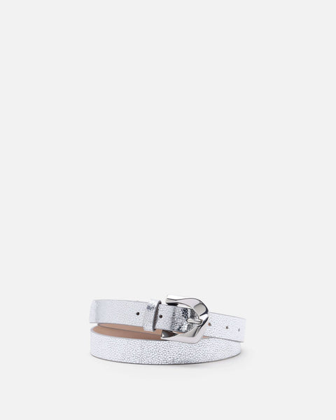 Ceinture équitation Femme Alessandro Albanaise - 99 Cm - Blanche/Noire