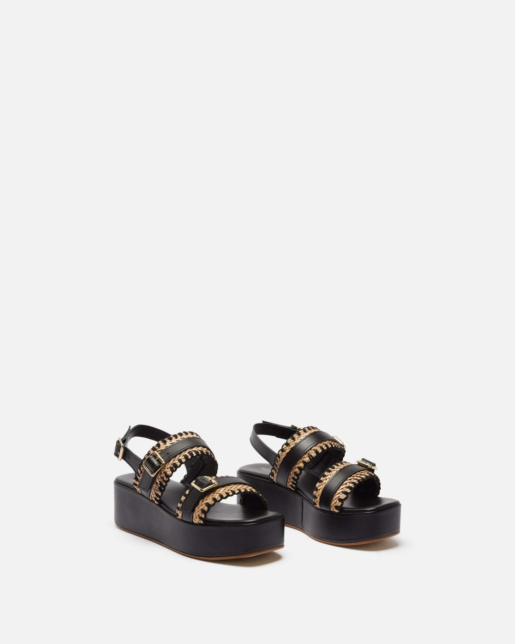 COMPENSEES LIDDY NATUREL NOIR - minelli.fr