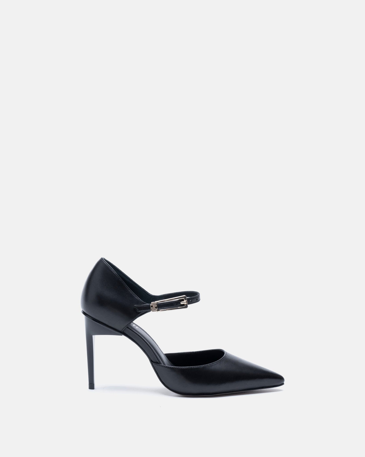 Escarpins Vintage Minelli En Cuir Noir - Taille 40,5 EU (US 8.5) - Talons Moyens - Occasion