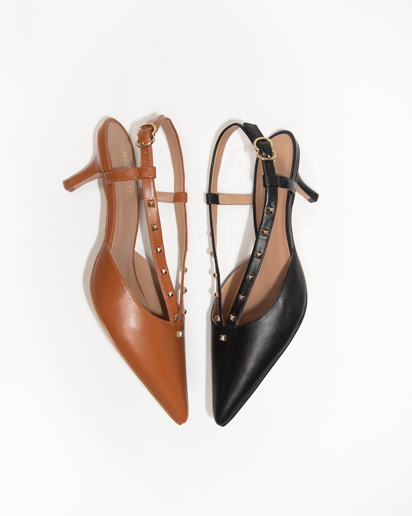 ESCARPINS KADELA/STUD COGNAC - minelli.fr