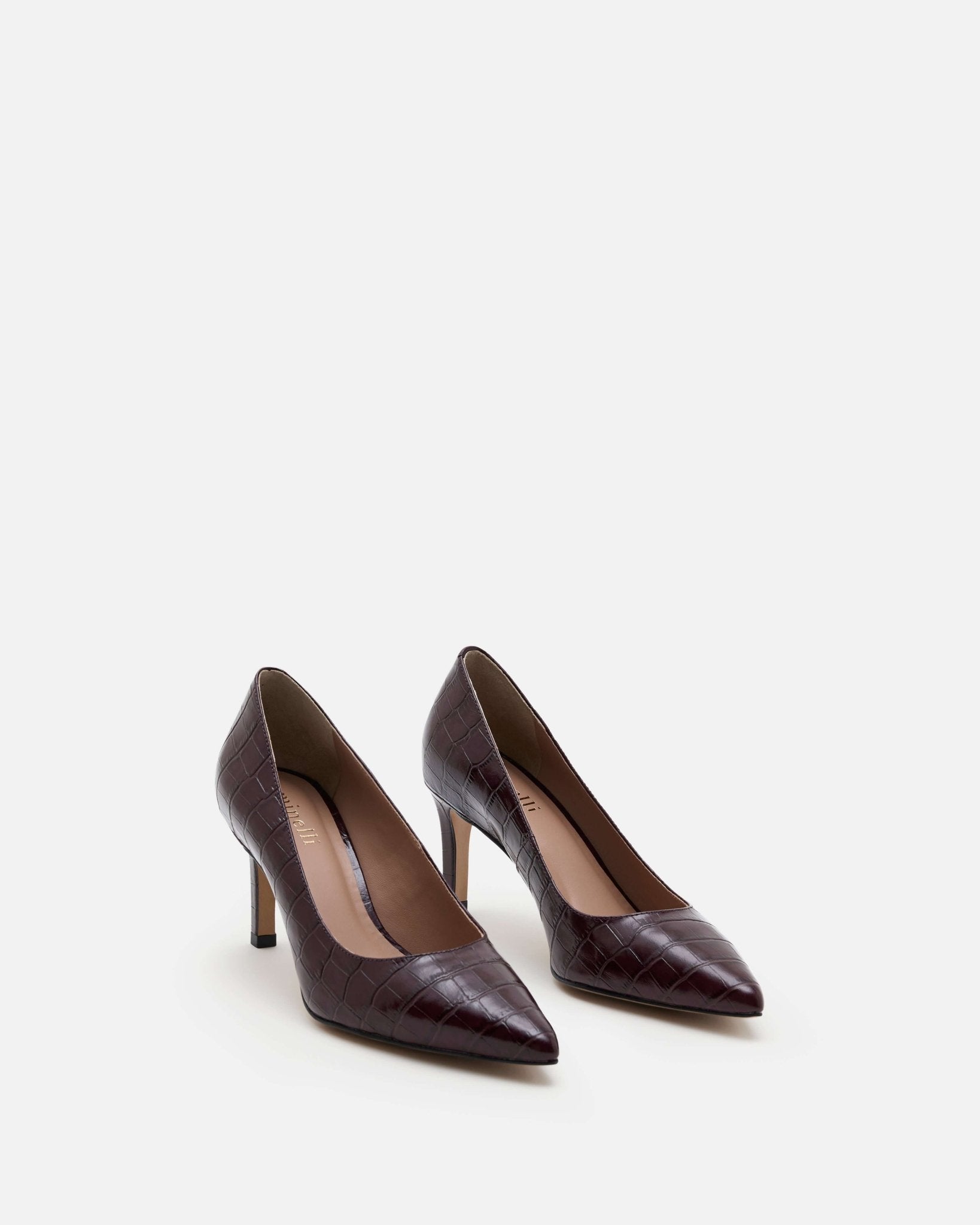 ESCARPINS KAITLYN/CROCO POURPRE - minelli.fr