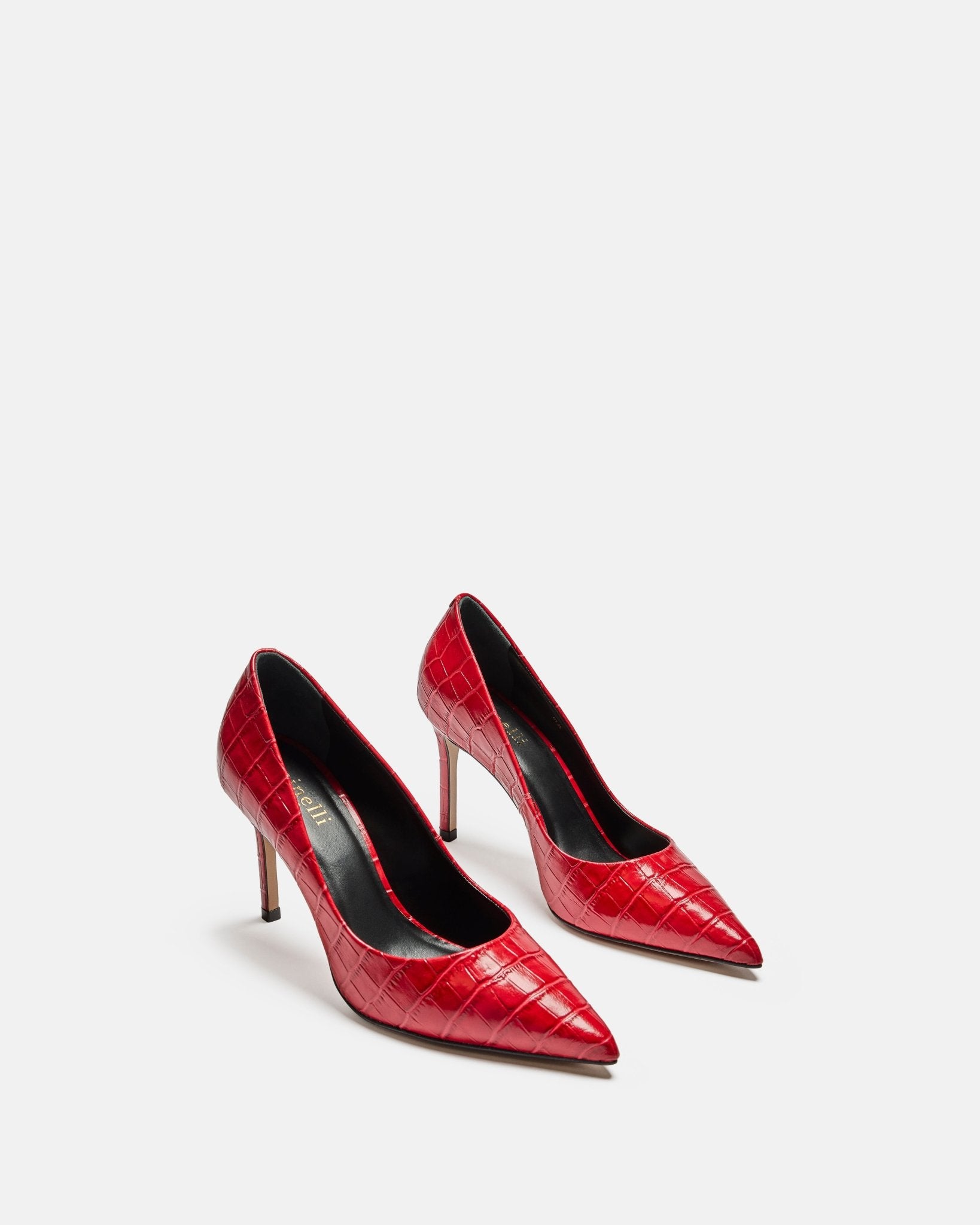 ESCARPINS KAROLINA/CROC ROUGE - minelli.fr