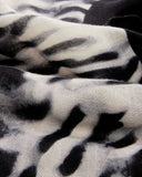 FOULARD YAKIA ECRU NOIR - minelli.fr