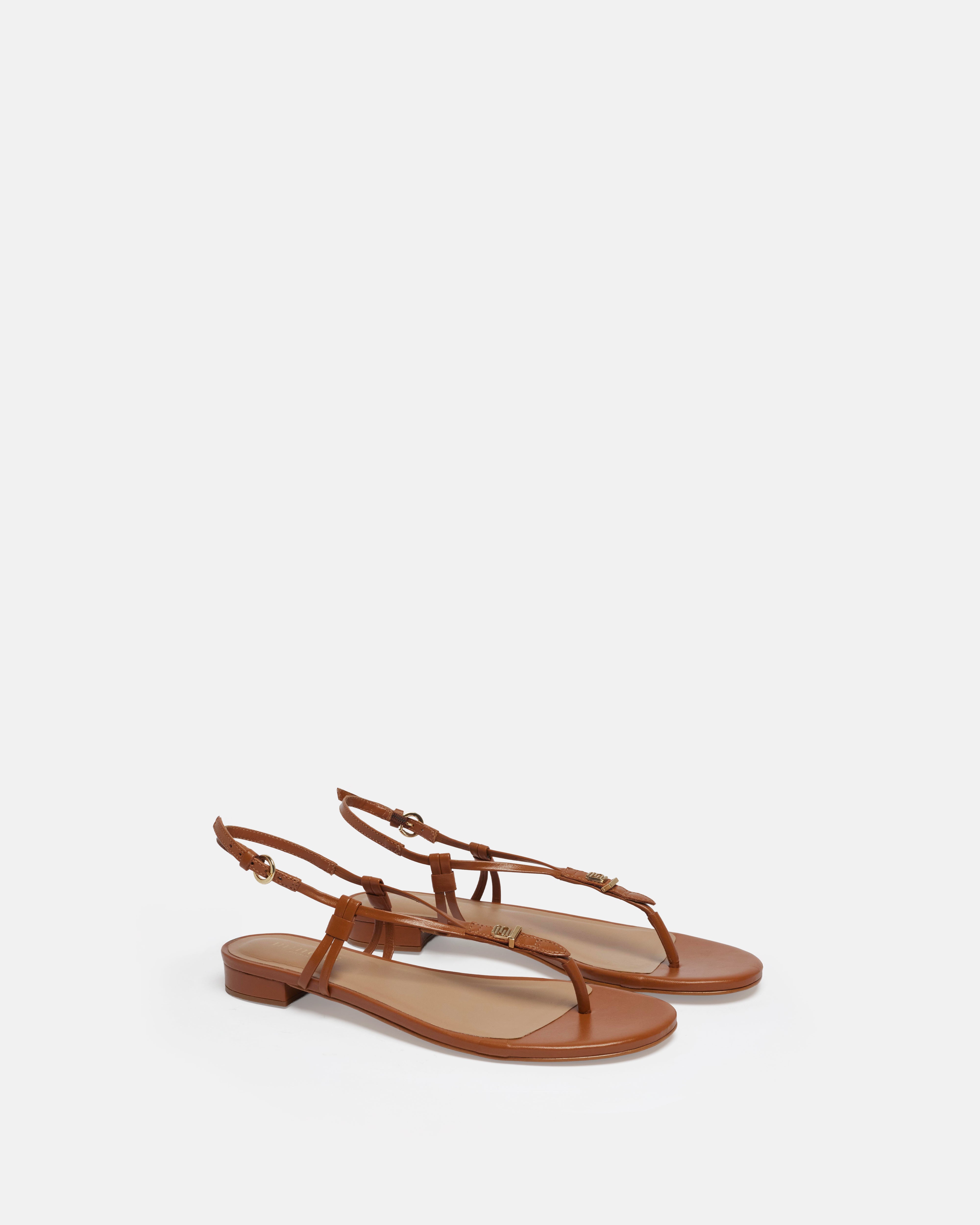 SANDALES KLARIN COGNAC