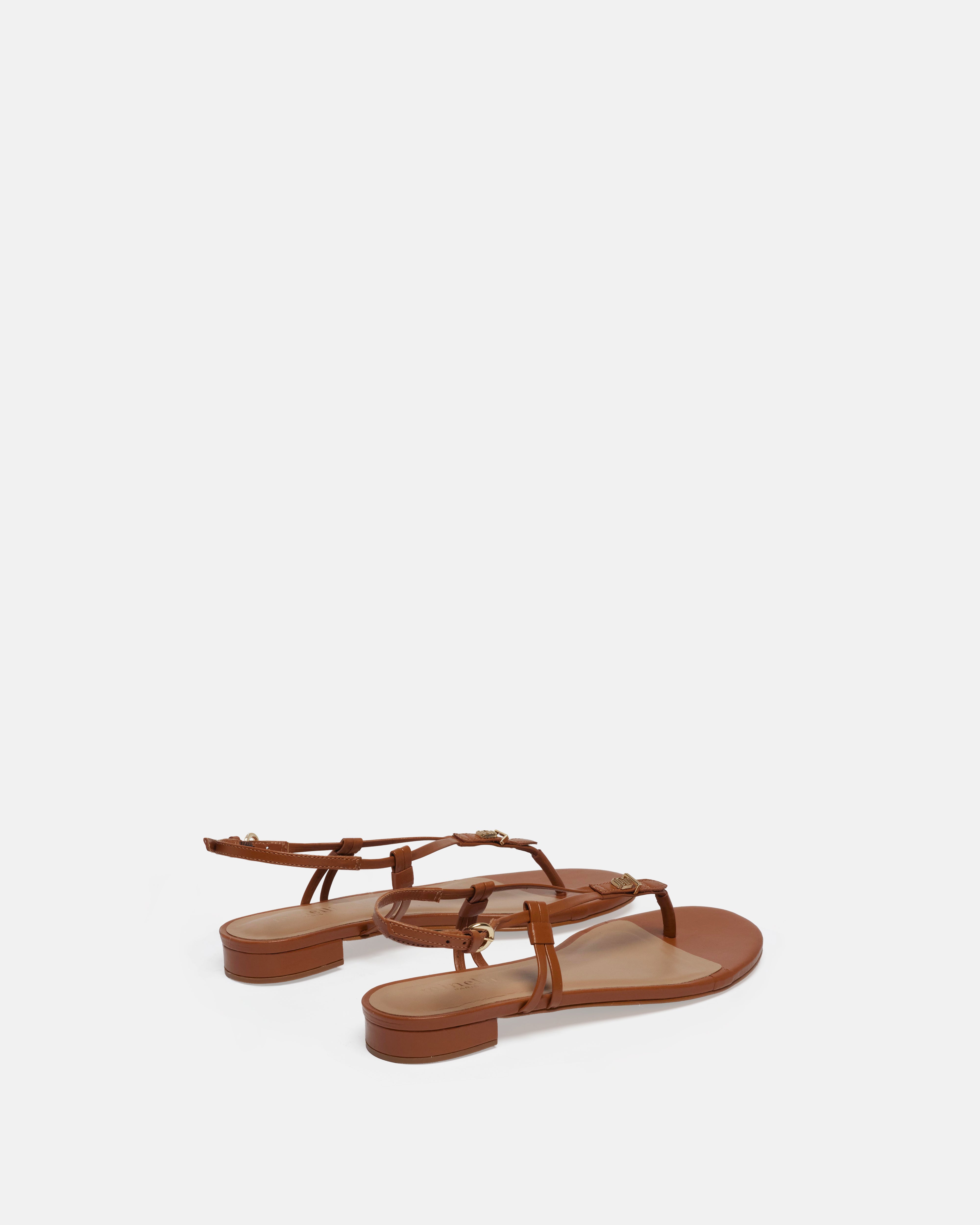 SANDALES KLARIN COGNAC