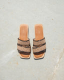 MULES LEILA/RAF NATUREL NOIR - minelli.fr