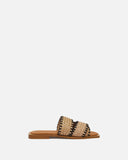 MULES LEILA/RAF NATUREL NOIR - minelli.fr
