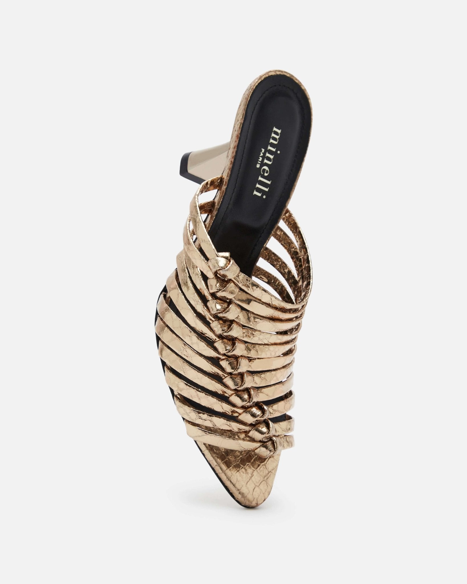 MULES NAELI/MET PLATINE - minelli.fr