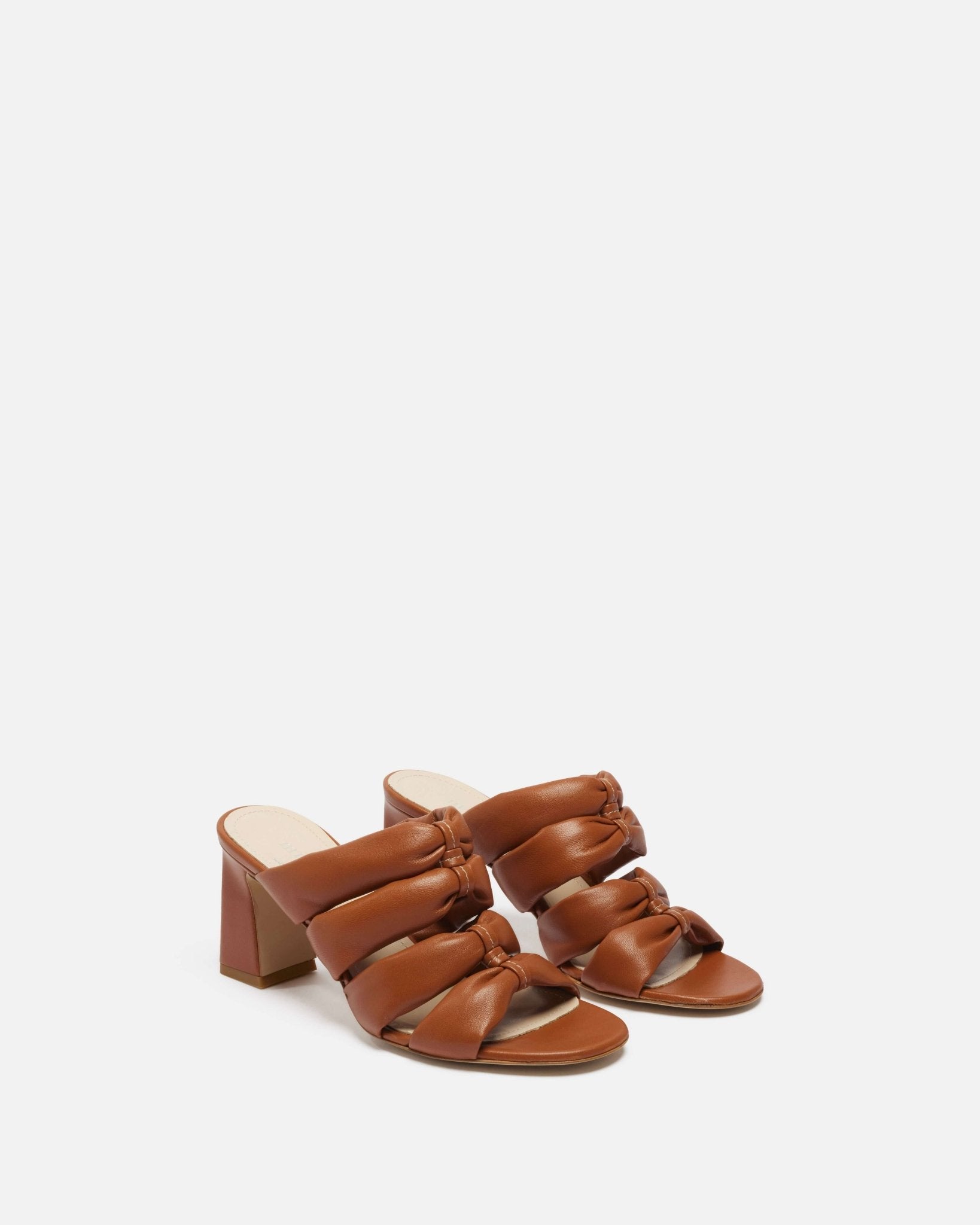 MULES TALON NAVIDA COGNAC - minelli.fr