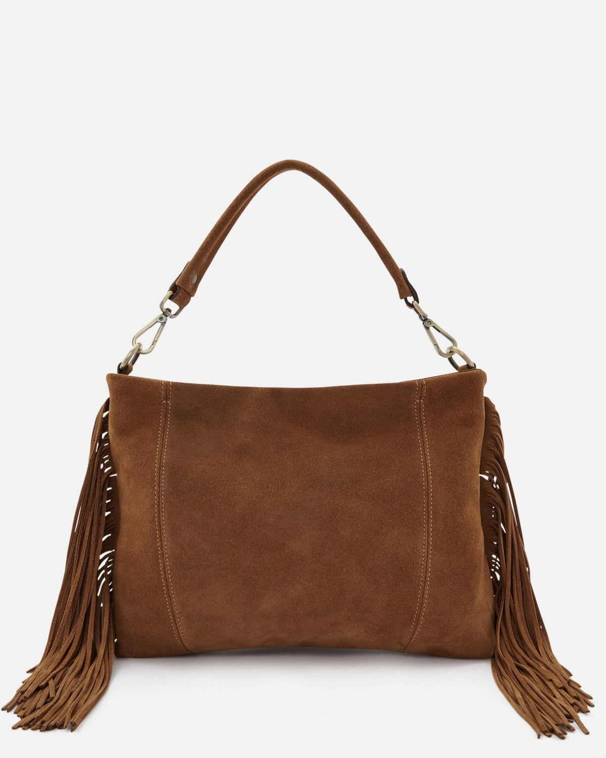 SAC À FRANGES GLORIA/VEL COGNAC - minelli.fr