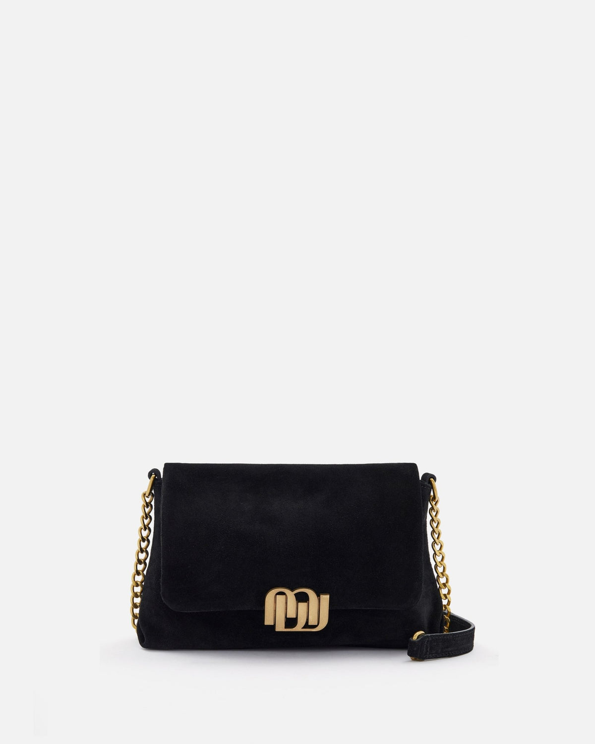 SAC CUIR VELOURS GEORGIA/VEL NOIR - minelli.fr
