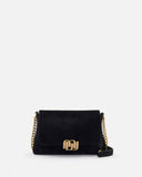 SAC CUIR VELOURS GEORGIA/VEL NOIR - minelli.fr