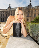 SAC KATY/CROC NOIR - minelli.fr