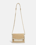 SAC MOYEN VOLUME AKIA PLATINE - minelli.fr