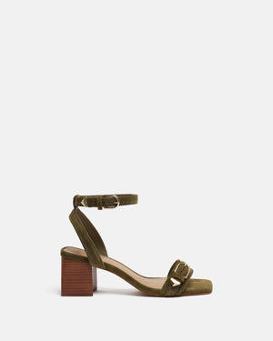 SANDALES KARMA/VEL KAKI - minelli.fr